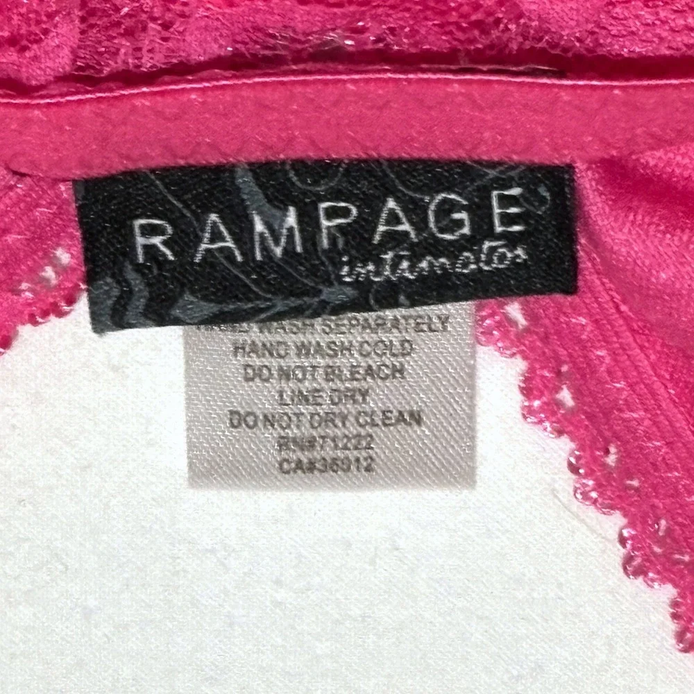 Rampage Woman Pink‎ Lace Babydoll Nightie Slip Dress Small Vintage Y2K